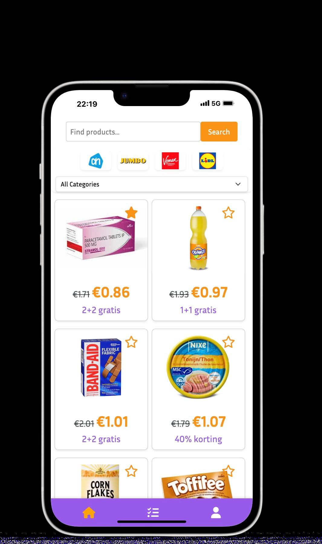 Dealhuntr Store List