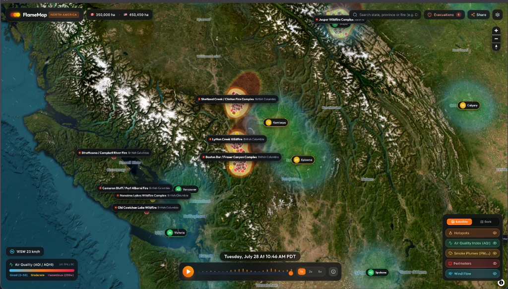 FlameMap NA Screenshot 1